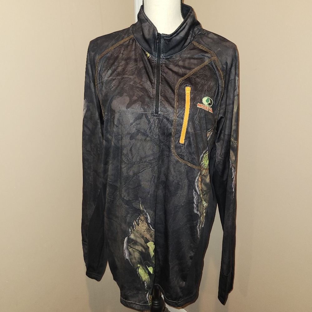 Mossy Oak mens xl 1/4 zip performance shirt